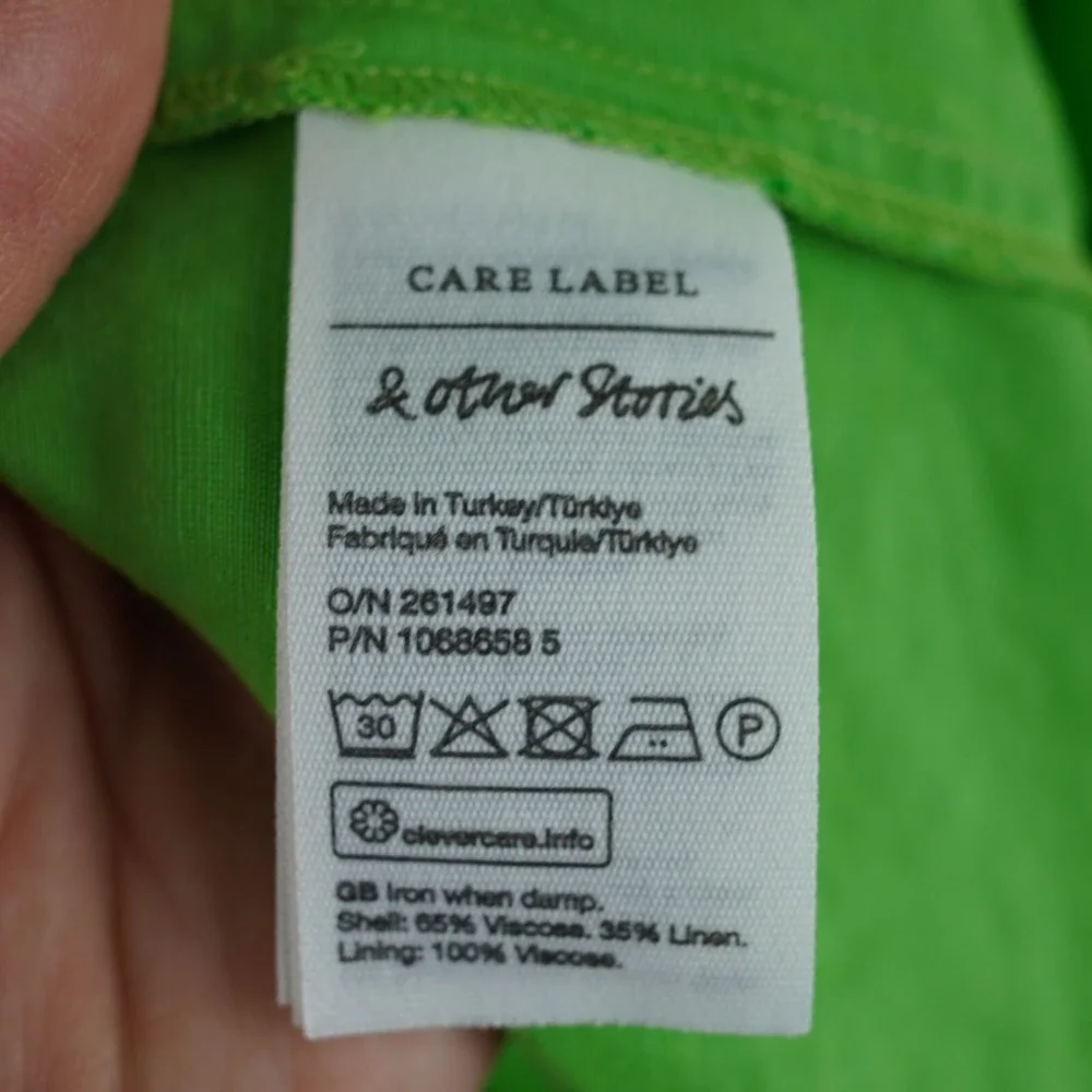 Stockholm Atelier X Other Stories Women Green A-Line Midi Skirt Size 4‎